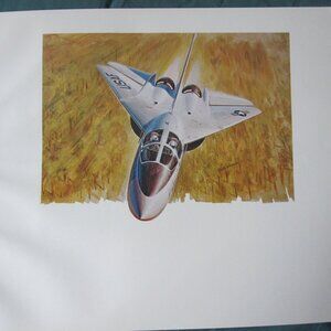 Keith Farris Aviation 9" x 11" Bookplate Print - F-111